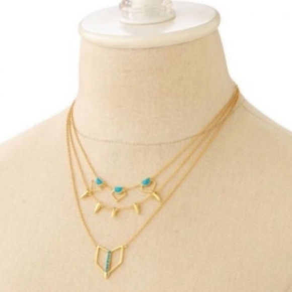 Stella & Dot Jewelry - Stella &Dot Turquoise Layered Necklace